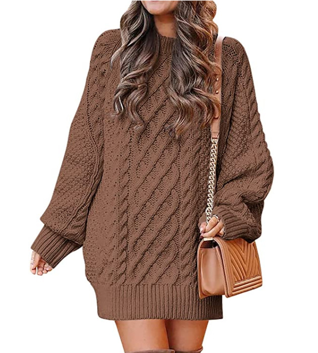 Thick Knit Mini Jumper Dress