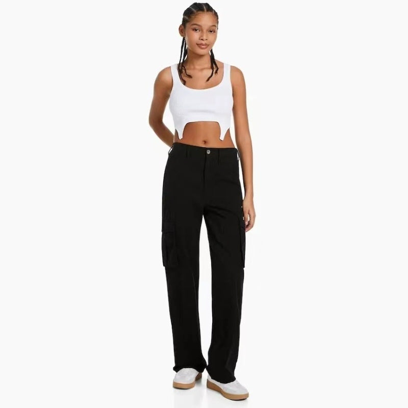Cargo Straight Leg Jean