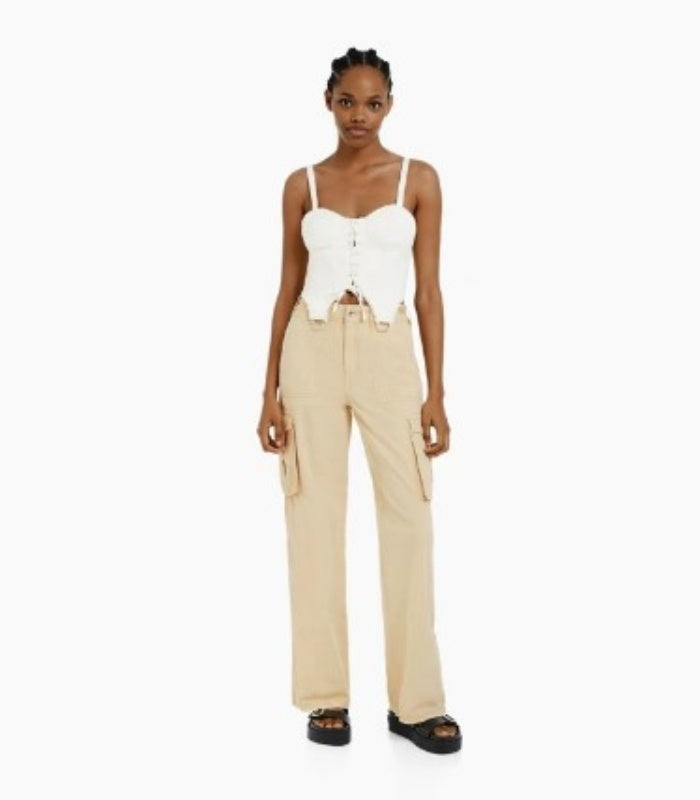 Cargo Straight Leg Jean