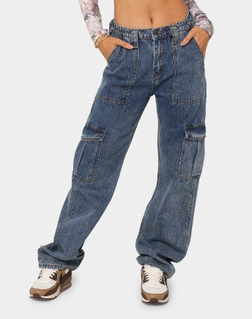 Cargo Straight Leg Jean