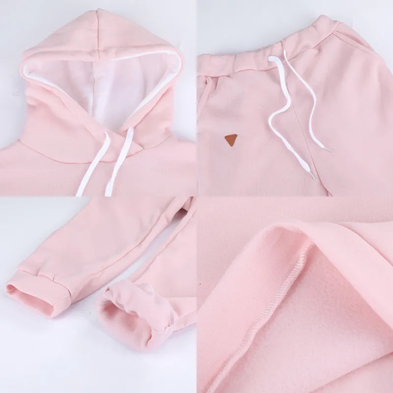 2 Pcs Fleece Tracksuit