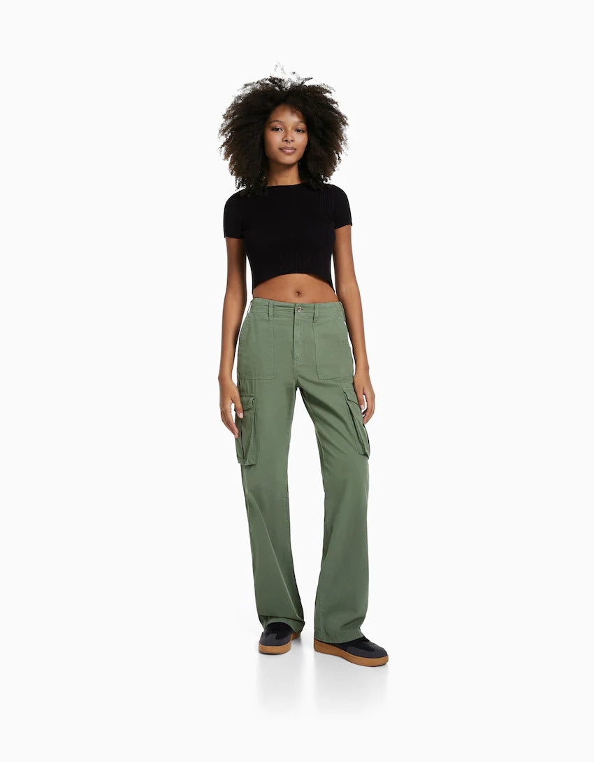 Cargo Straight Leg Jean