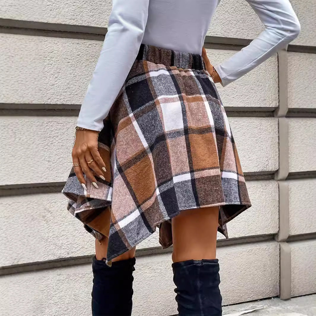 Tartan, Plaid Belt Skater Style, Bow Short Skirt