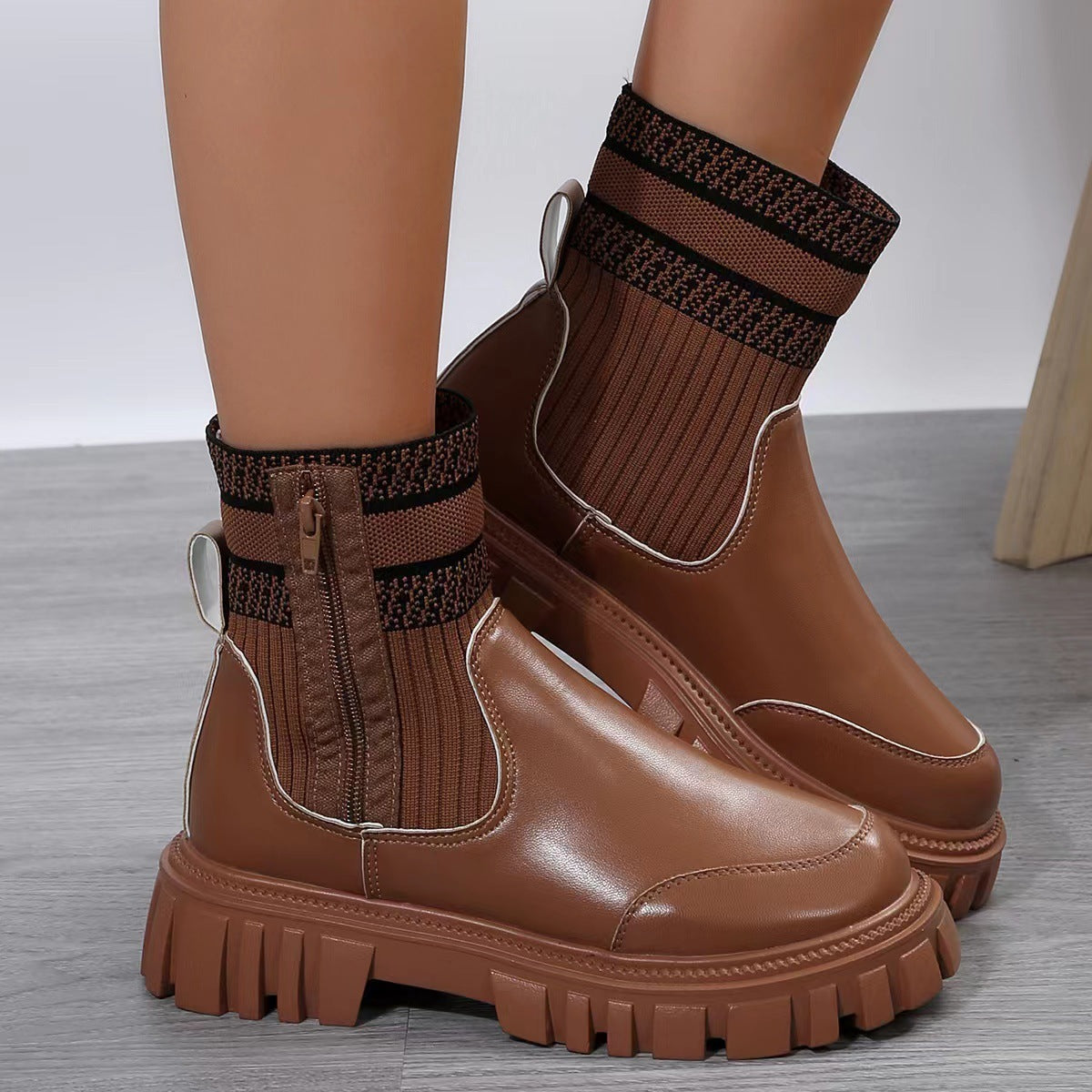 Chunky Sock Boot
