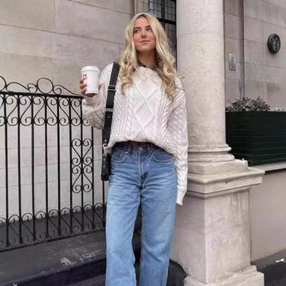 Soft Knit Pattered Jumper