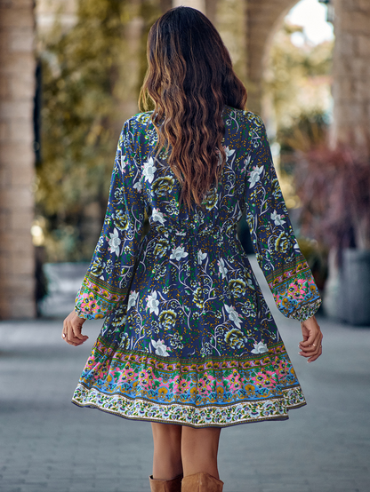 V-neck Long Sleeve Women&