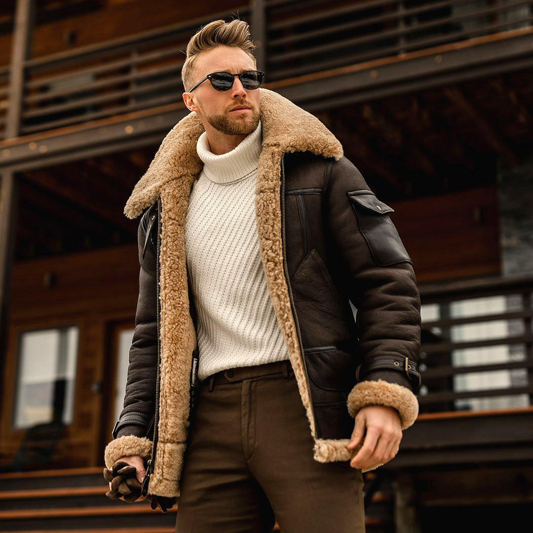 Mens Aviator Jacket
