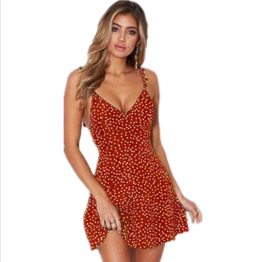 Dotty Strappy Dress