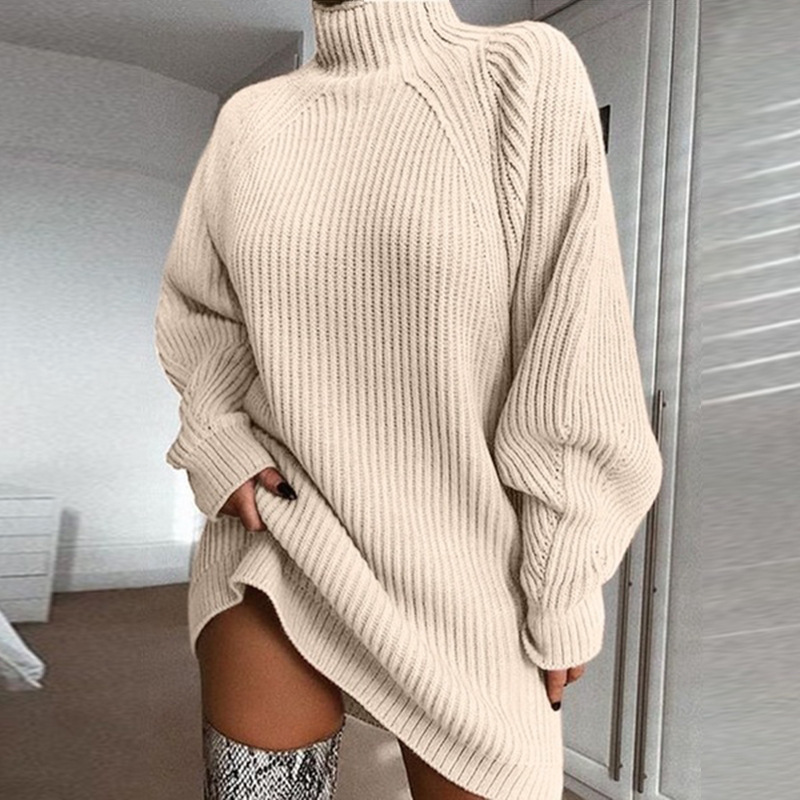 High Neck Jumper Dress