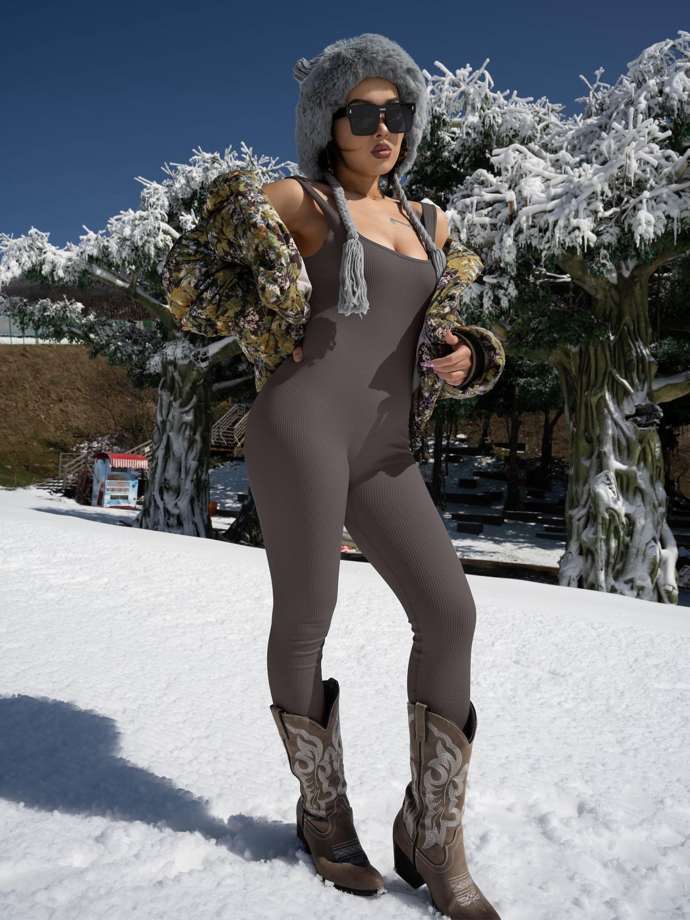 Ribbed Jumpsuit