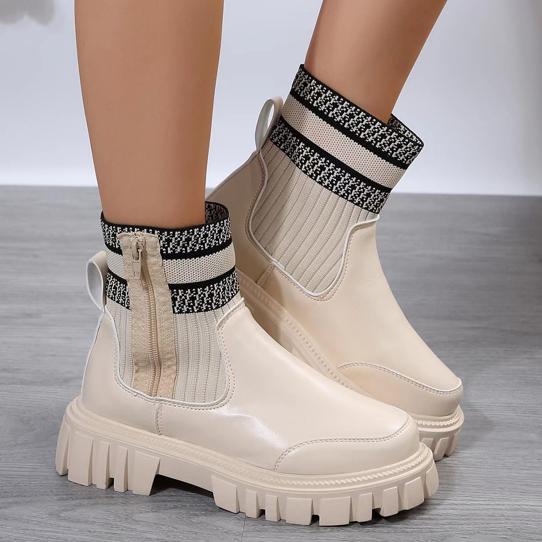 Chunky Sock Boot