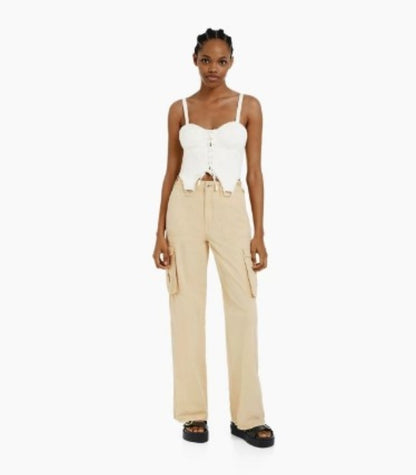 Cargo Straight Leg Jean