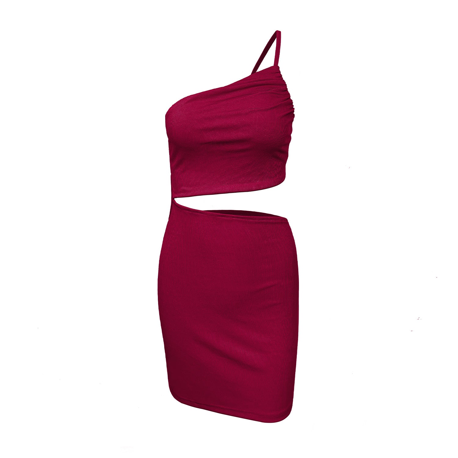 Cut Out One Shoulder Party Dress