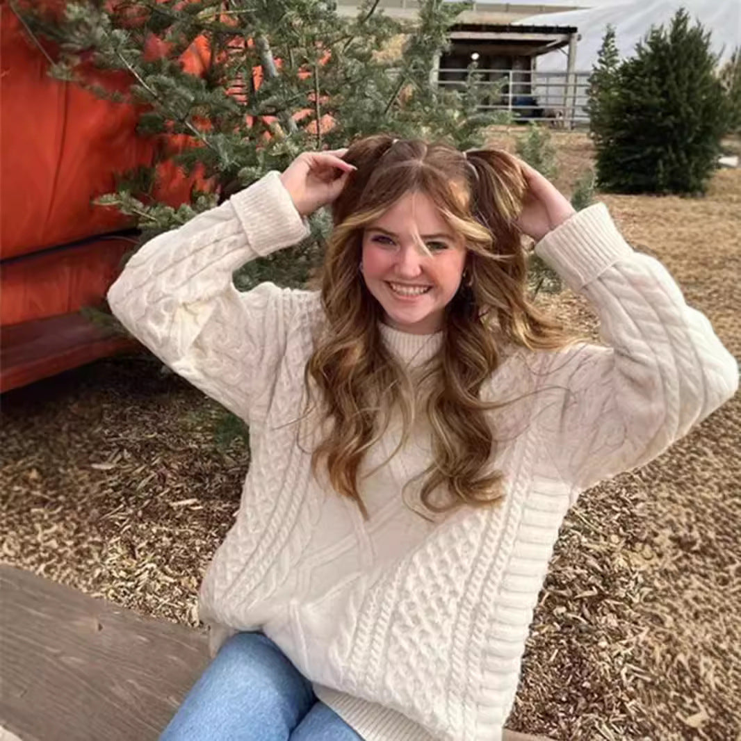 Soft Knit Pattered Jumper